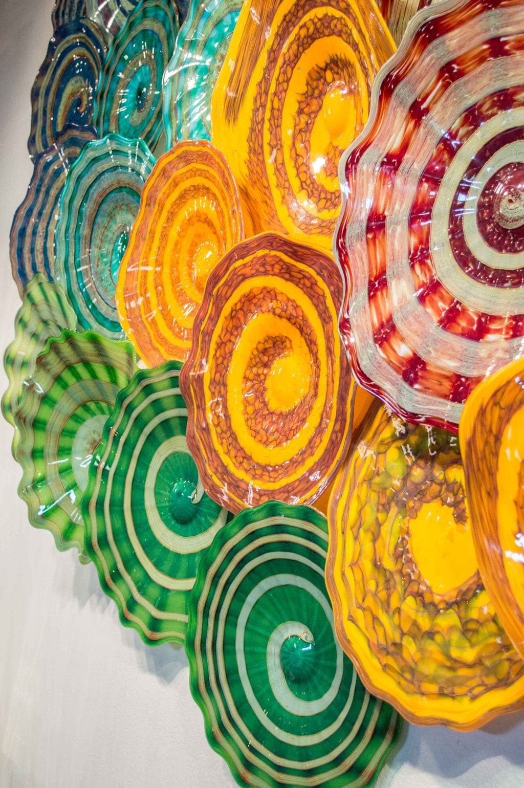 Colorful shops and galleries on Wimberley Square Texas