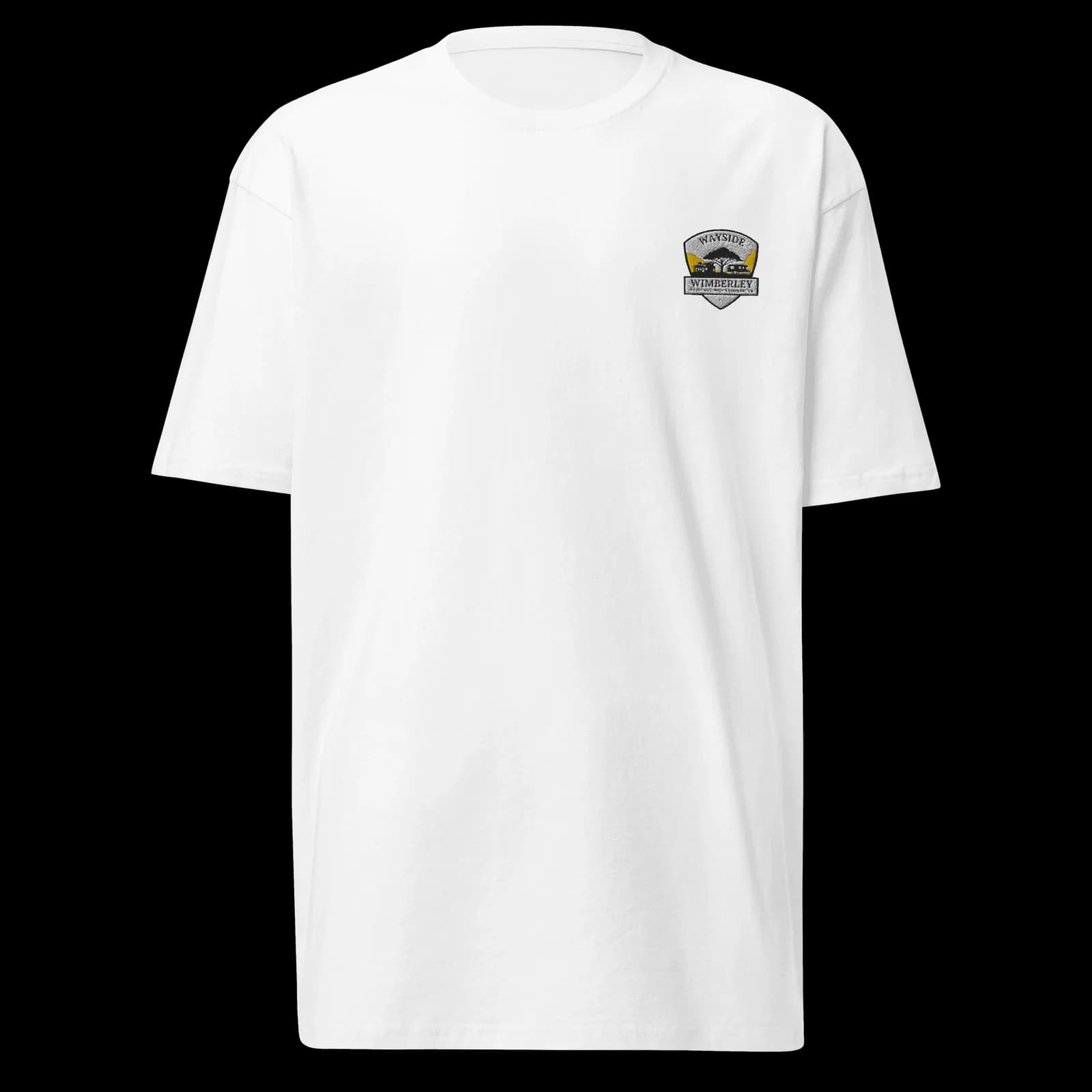 Wayside Wimberley logo Men's Premium Heavyweight Tee