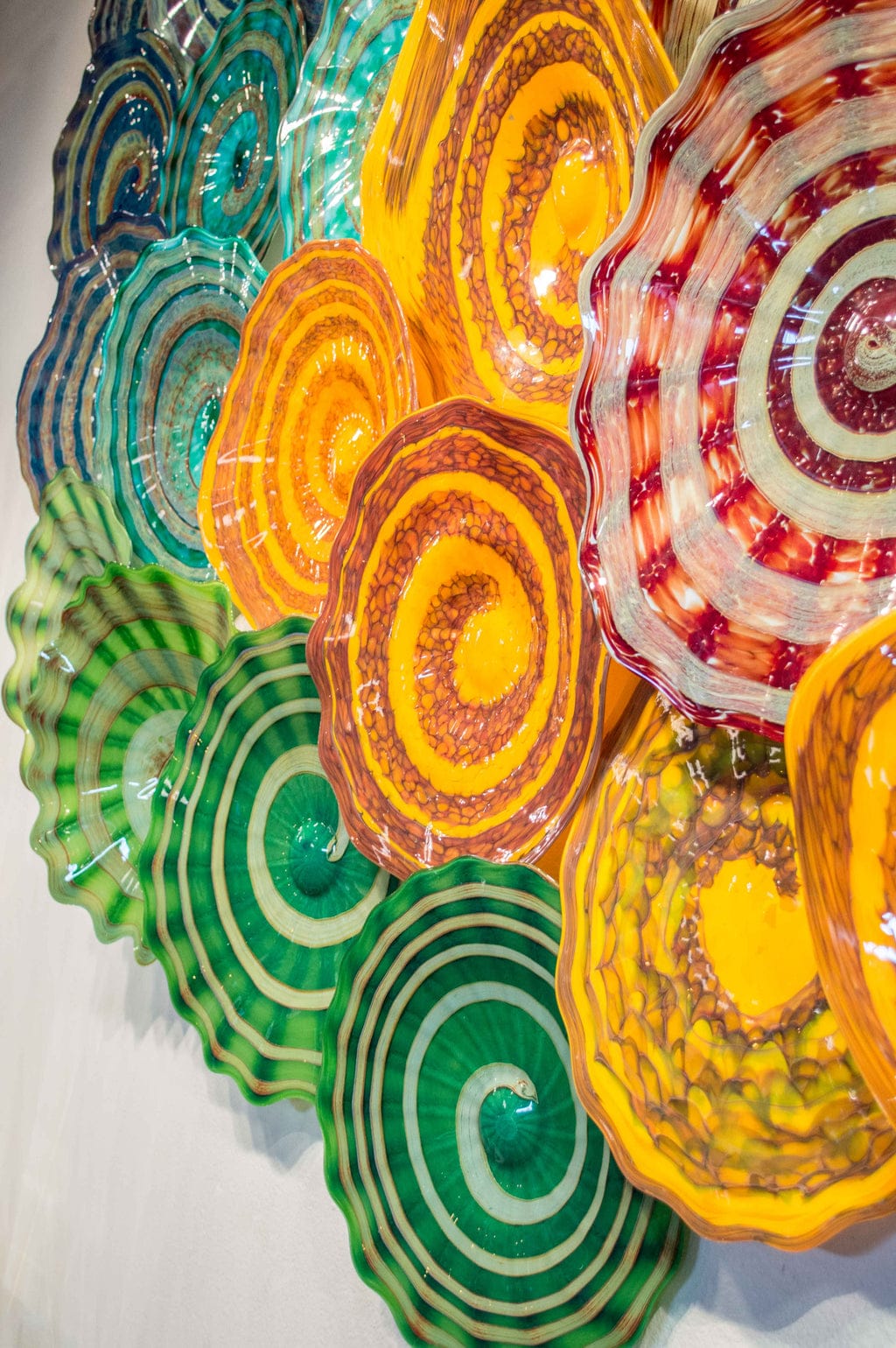 Colorful shops and galleries on Wimberley Square Texas